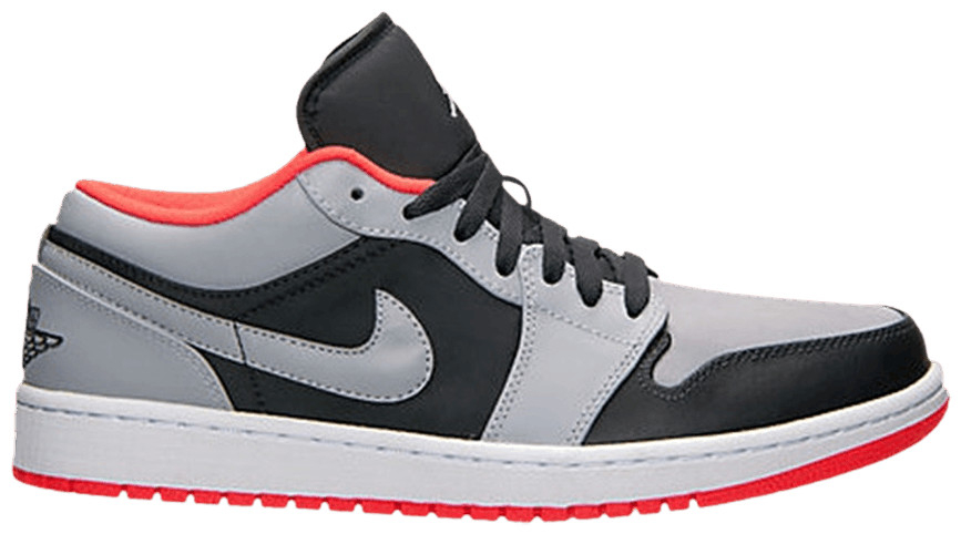 Air Jordan 1 Low Wolf Grey Infrared 553558-022